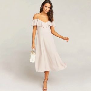 Show Me Your Mumu | Camilla Ruffle Midi Dress Size M